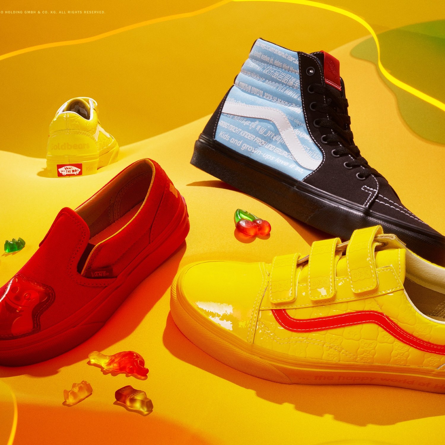 A Vans e Haribo Apresentam a Coleção que Faz Alegria das Crianças e dos Adultos 