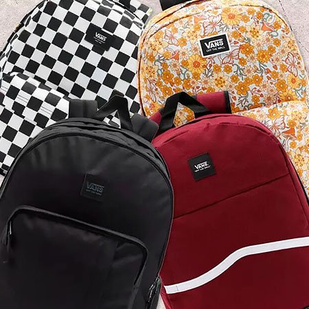 TENHA PRATICIDADE E ESTILO COM A MOCHILA QUE SÓ A VANS PROPORCIONA