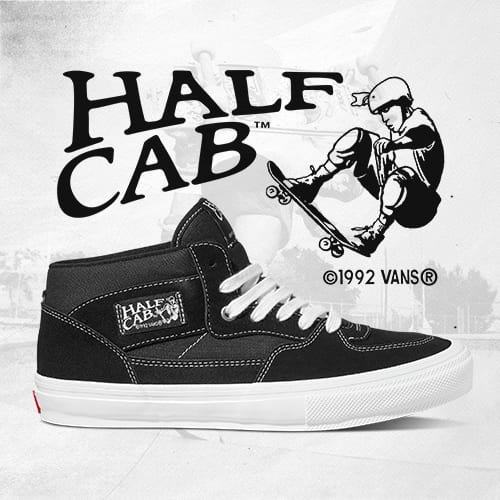 Tênis Half Cab: Um clássico que consagra o passado e vislumbra o futuro do skate.
