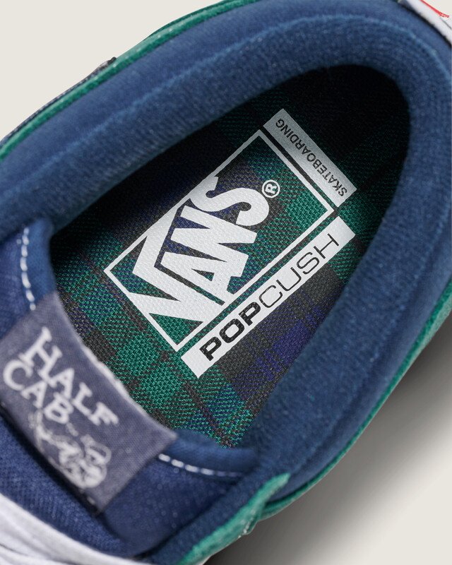 Tênis Half Cab Skate Tartan Blue Green