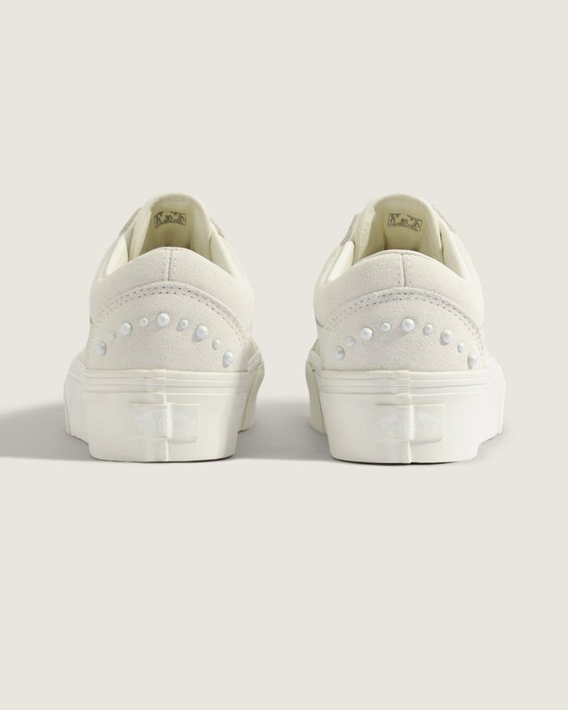 Tênis Old Skool Platform Pearls Marshmallow