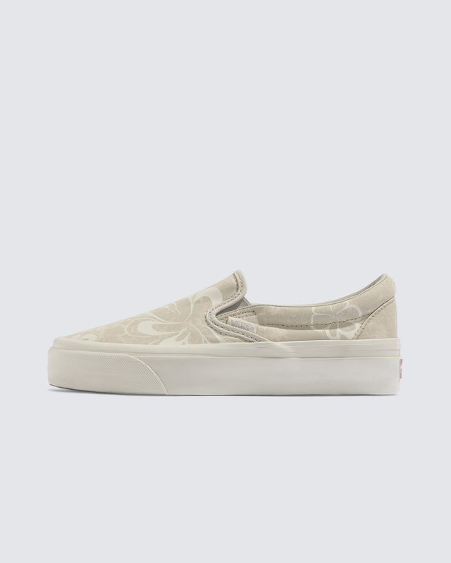 Tênis Slip-On Mte Floral Stain Vintage White