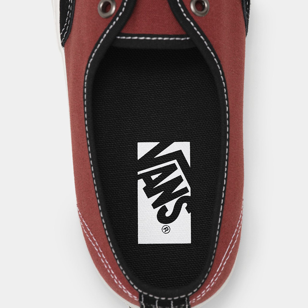 VANS★PREMIUM AUTHENTIC REISSUE 44 LX BLACK TOE MADDER BROWN Men's shoes Vans Authentic Reissue 44 LX Black Toe Madder