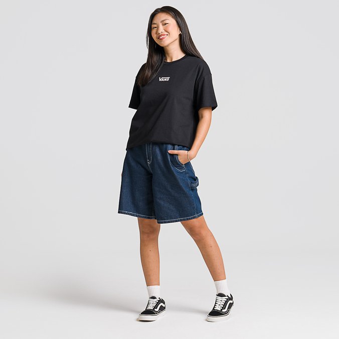 Camiseta Flying V Oversized SS Upland Black
