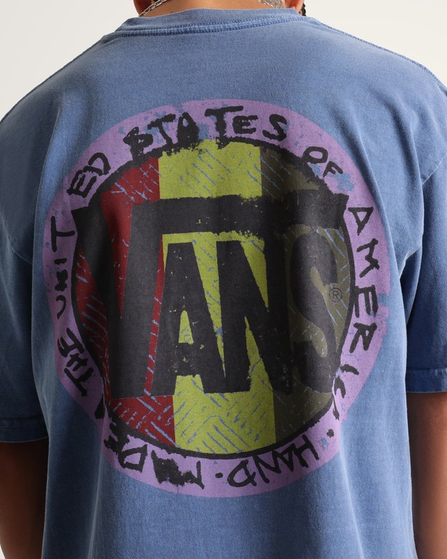 Camiseta Manga Curta Blotched Circle True Navy