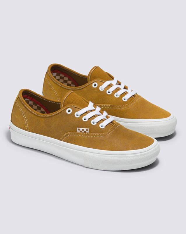 Tênis Skate Authentic Leather Golden Brown