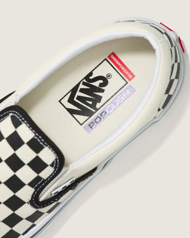Tênis Skate Slip-On Black Offwhite