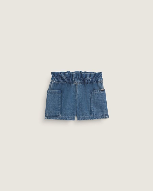 Short Infantil Joy Ruffled  Vintage Indigo