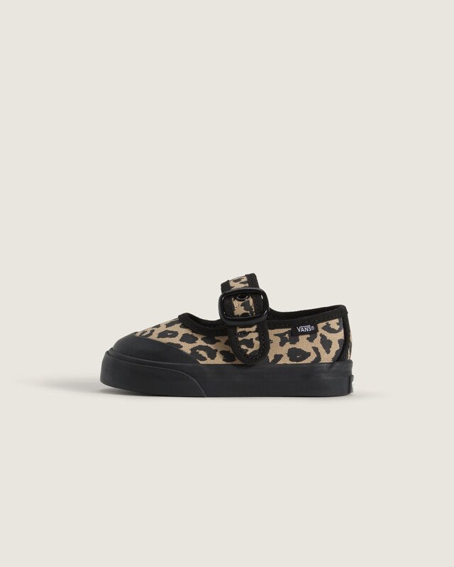 Tênis Mary Jane Leopard Black Infantil
