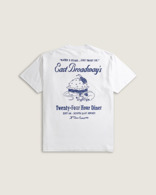 Camiseta Manga Curta Brodway Dinner White