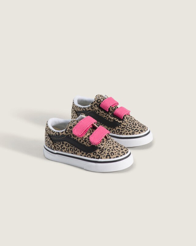 Tênis Old Skool Leopard Pop Incense Pink Velvet Infantil