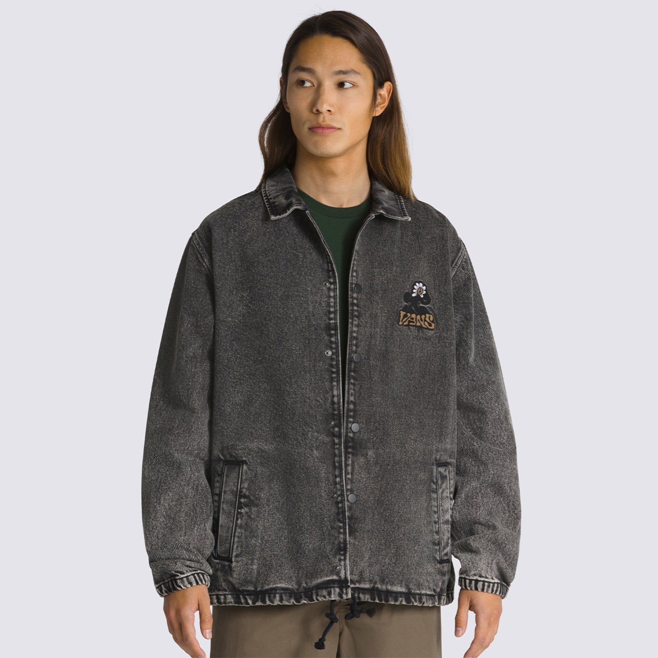 Denim jacket vans on sale