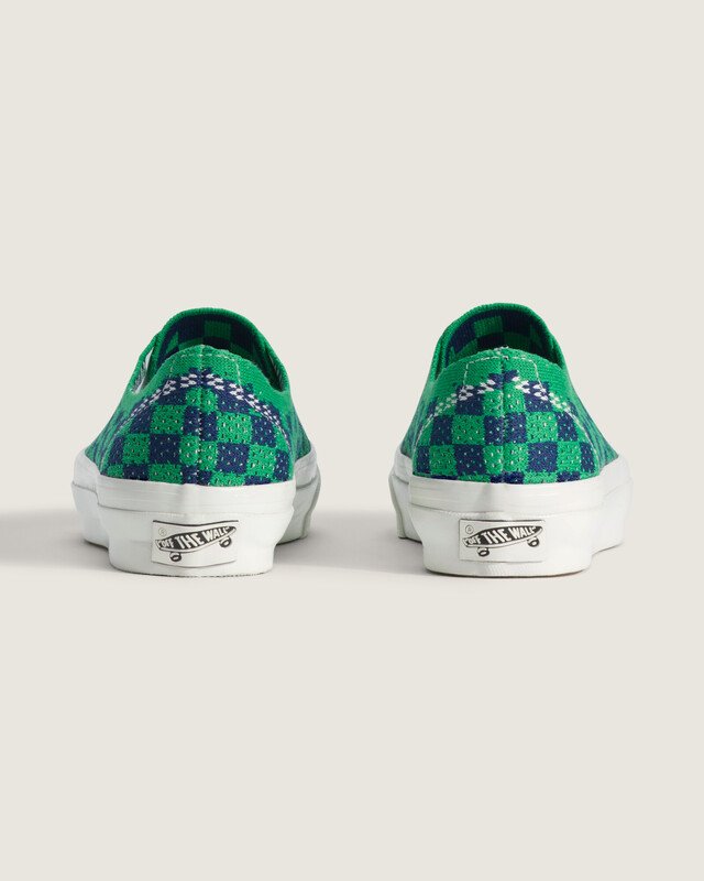 Tênis Authentic Lx Punk Check Green Navy