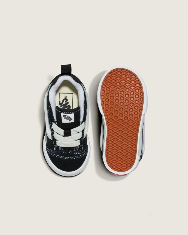 Tênis Knu Skool Elastic Lace Infantil Black True White