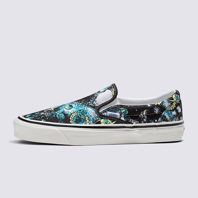 Tênis Classic Slip-On 98 Dx Anaheim Factory Space Black White