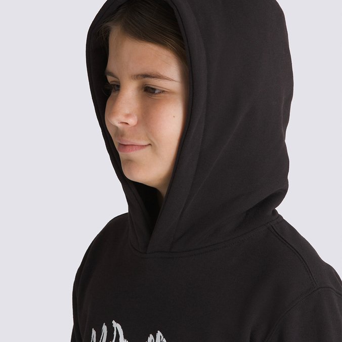 Moletom Burnout PO Black Infantil
