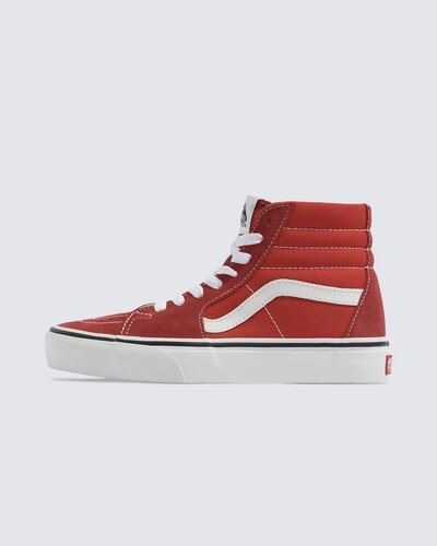 O lendário tênis de cano alto recarregado com cores ousadas e frescas. A Coleção Color Theory permite que você crie uma história de cores única combinando tons vibrantes e inesperados com o estilo clássico e icônico da Vans. Costruído com uma combinação clássica de lona e camurça, o Tênis Sk8-Hi Vans Checkerboard Day Red True White homenageia a icônica silhueta de cano alto, ao mesmo tempo que oferece um visual moderno para este tênis revolucionário.