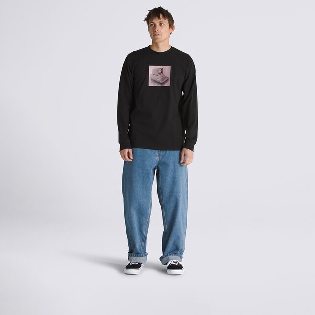 Camiseta Quick Service Ls Nostalgic Digital Black