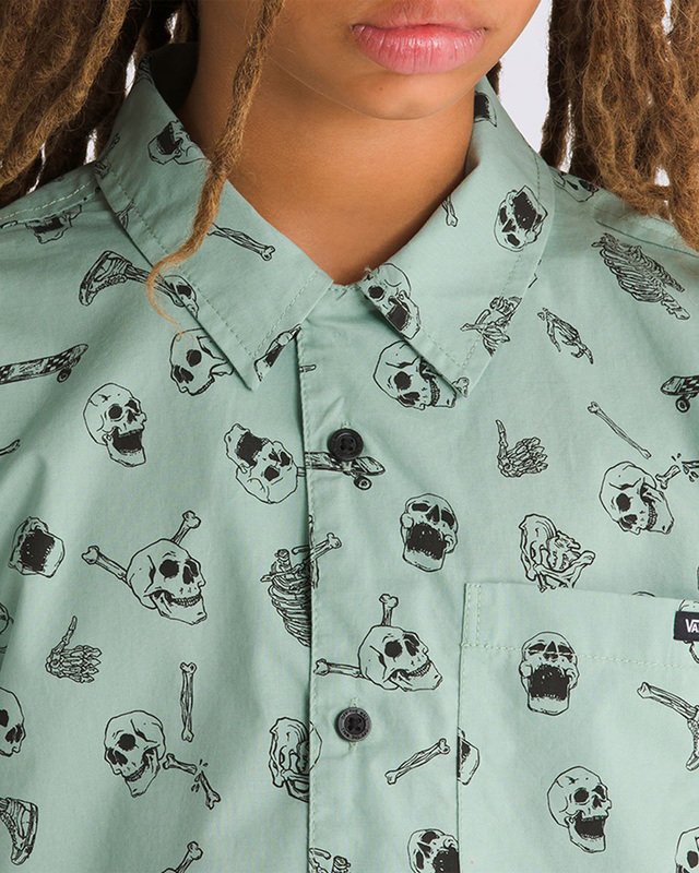 Camisa Skeleton Infantil Iceberg Green