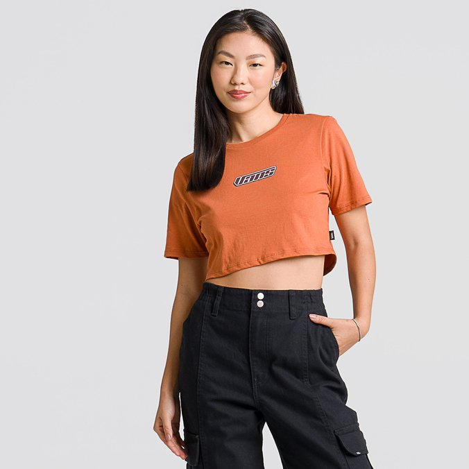 Camiseta Retro V Crew Crop II SS Auburn