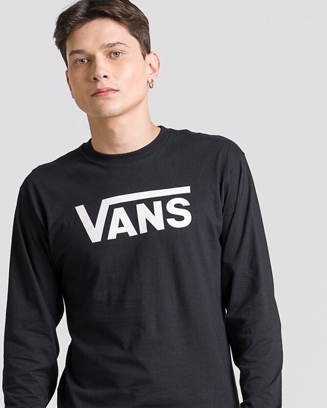 Camiseta Vans Classic Black White