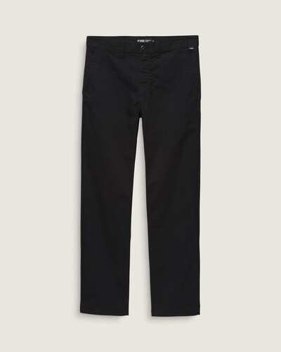 Uma calça chino versátil que oferece estilo e funcionalidade, a Calça Authentic Chino Loose Black permite que você deixe de se preocupar com seu equipamento e passe a se concentrar no skate. Esta calça chino de ajuste solto vem com bolsos dianteiros com espaço para moedas, bolsos traseiros embutidos com fechamento por botões e detalhes bordados e tachinhas em “Drop V” para maior resistência, com um toque de tradição, faixa de sarja em checkerboard na parte interna da braguilha e a etiqueta costurada na barra para exibir um toque especial quando as barras estão dobradas.