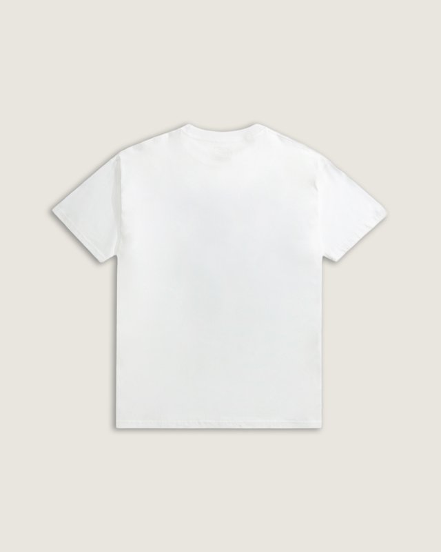 Camiseta Manga Curta Classic Drop V White Black