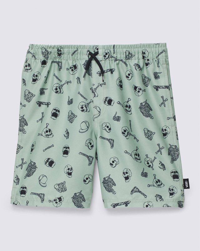 Boardshort Primary Print Elastic Iceberg Green