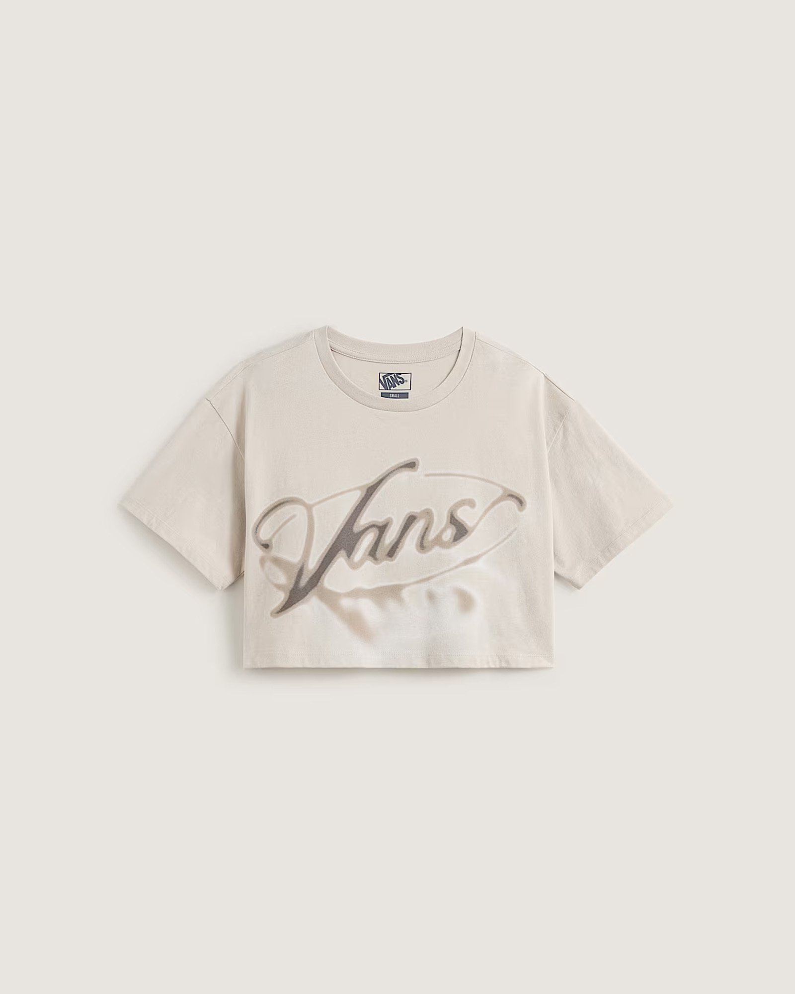 Camiseta Afterburn Relaxed Crop Ss Taupe Mist Hylane | Vans