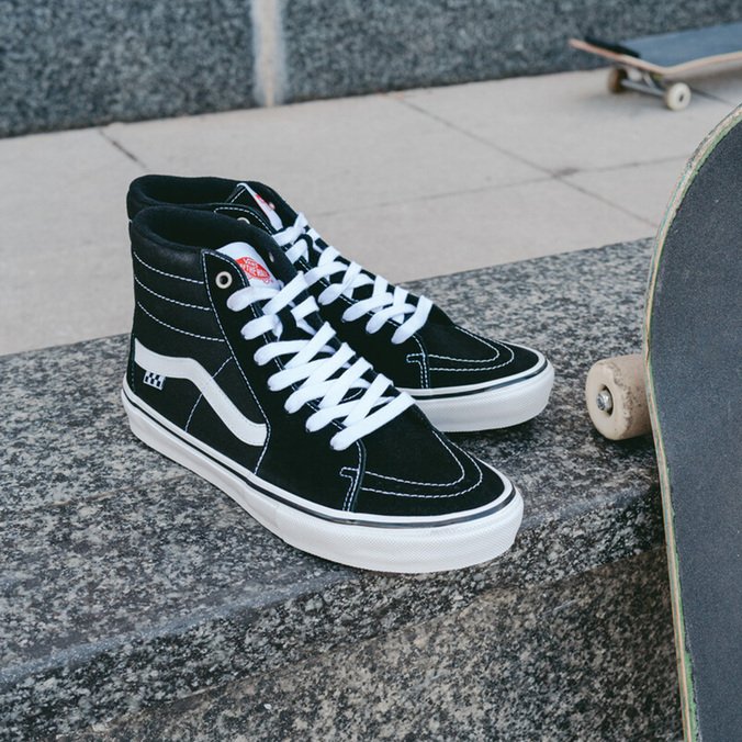 商品画像：Tênis Sk8-Hi Black Black White | Vans 1