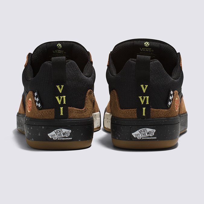 100 ％品質保証 Tênis Skate Zahba Zion Wright Brown Multi | Vans スケートボード