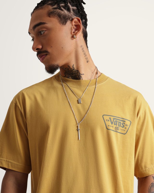 Camiseta Manga Curta Knu Patch Soft Suede Autumn Brown