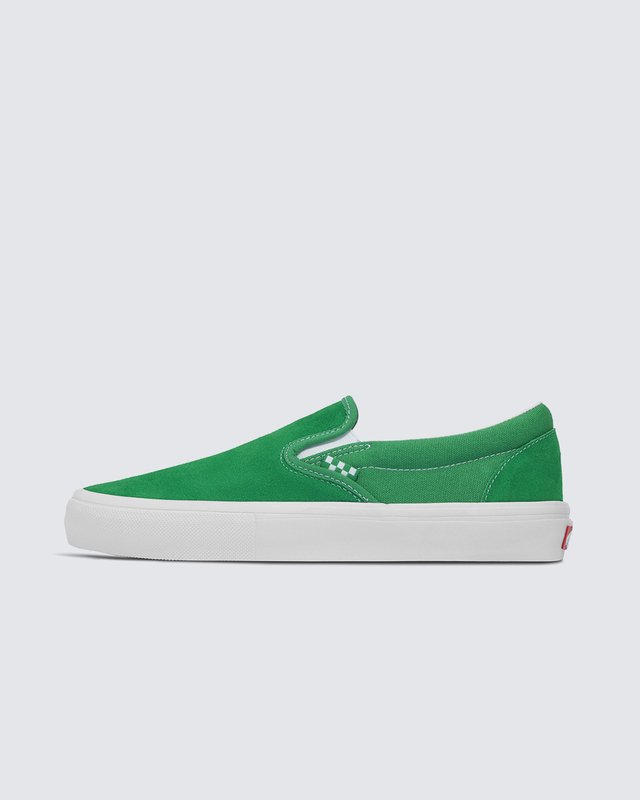Tênis Skate Slip-On Green White