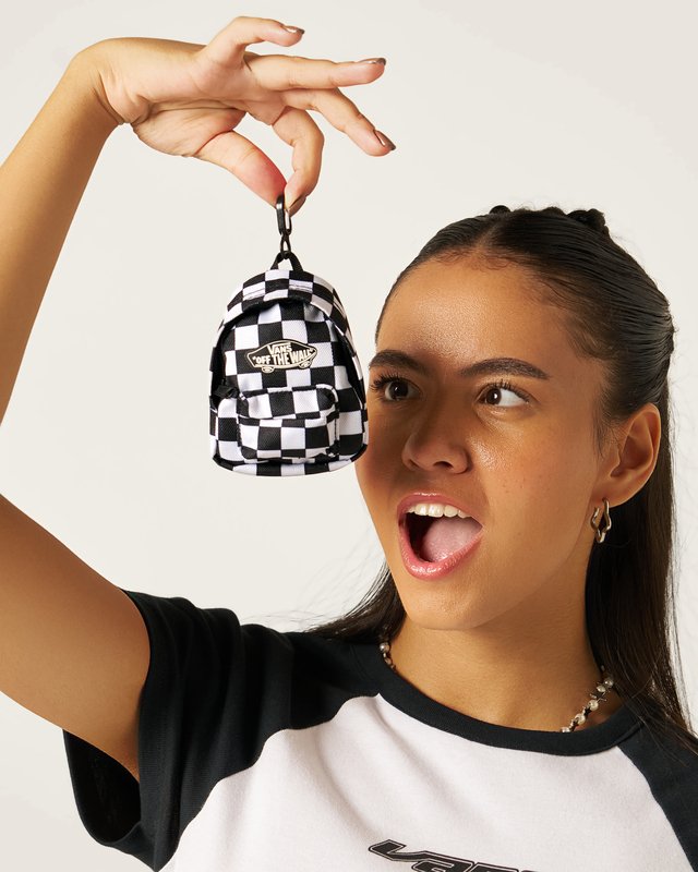 Mochila Micro Old Skool Black White Checkerboard