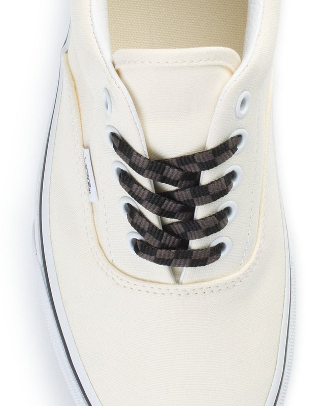 Cadarço Vans Laces Checkerboard Black-Charcoal
