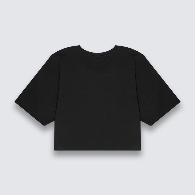Camiseta Growing Ideas Crew Crop Ii Seasonal Hero: Authentic Black