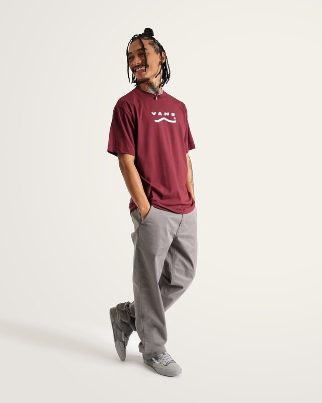 Camiseta Manga Curta Determined Bordeaux