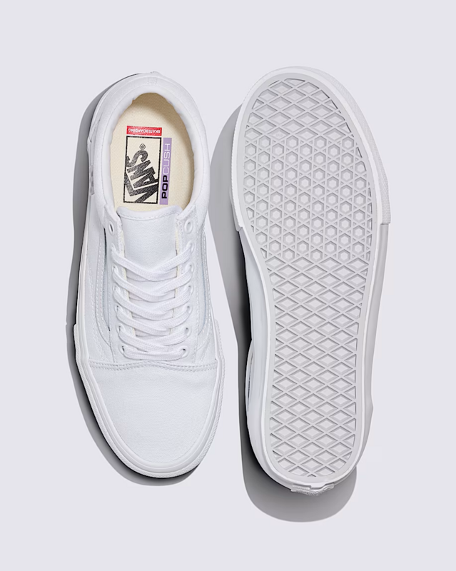 Tênis Skate Old Skool Mono True White