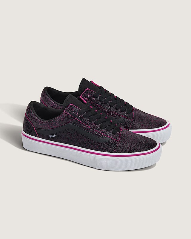 Tênis Old Skool Cracked Leather Black Purple