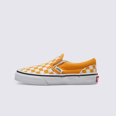 <p>Uma Inovação Colorida para o Clássico Slip-On</p>
<p>A Coleção Color Theory permite que você crie uma história de cores única ao combinar tons vibrantes e inesperados com nossos estilos icônicos de calçados. Feito com uma parte superior de lona de estilo antigo apresentando nossa estampa xadrez característica, este Classic Slip-On Checkerboard sazonal para crianças homenageia nossa lendária silhueta sem cadarços, oferecendo um visual renovado que aumenta o apelo deste sapato fácil de usar.</p>