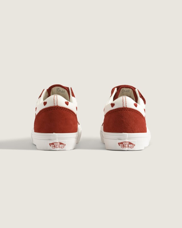 Tênis Old Skool V Red Hot Valentines Racing Red True White Infantil