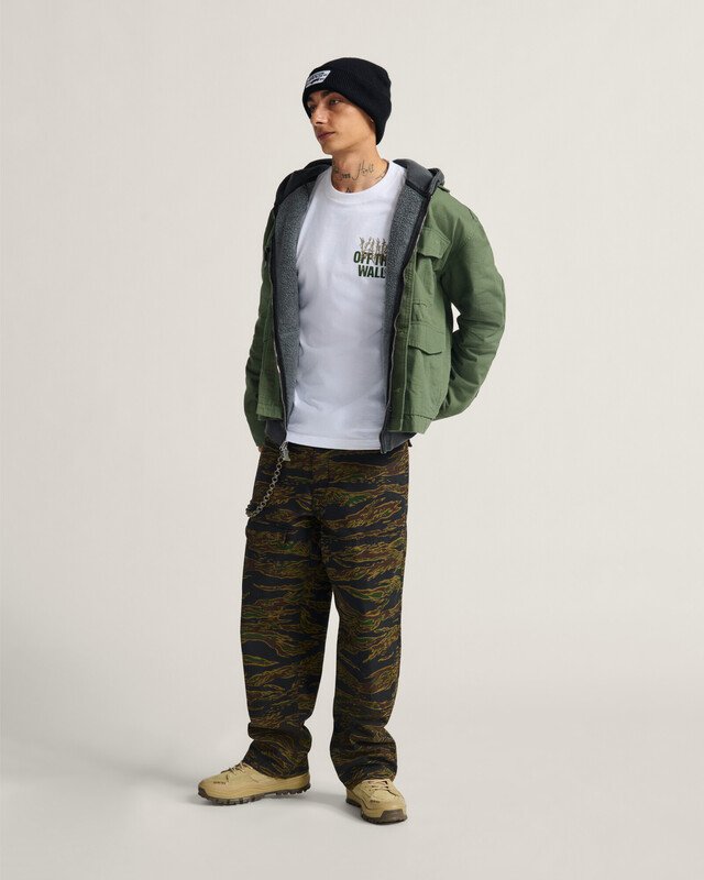Camisa Skate Atiba Haze Military Overshirt Ls Pine Forest Beyond
