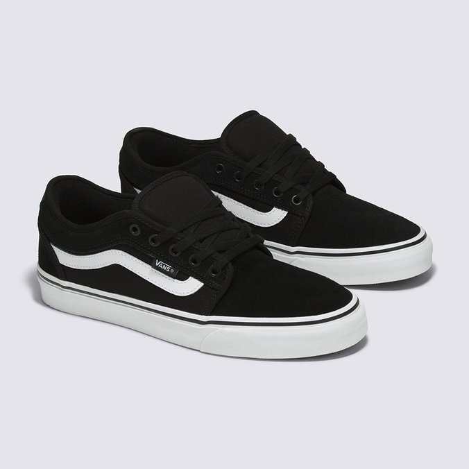 Tênis Skate Chukka Low Sidestripe Black White