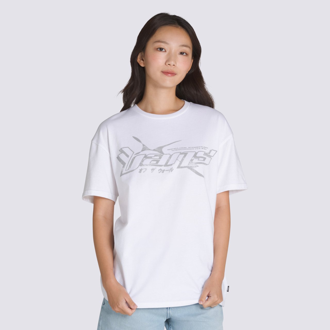 Camiseta Y2V Oversized Ss Upland White