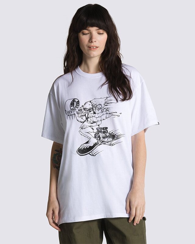 Camiseta Ss Tee Vans X Alva Skates White