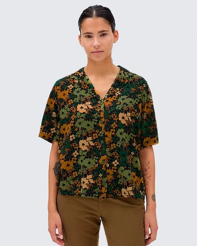 Camisa Parksfield Top Ss Ultrarange Neo Vr3 Loden Green White | Vans