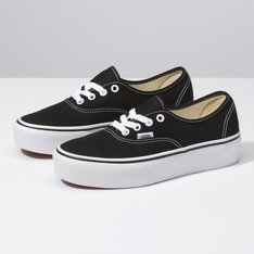 Nascido em Anaheim, Califórnia, em 1966, o Authentic é o estilo tradicional original da Vans. Originalmente conhecido como Vans #44 Deck Shoes, o Authentic se tornou um ícone cult imediato e incorpora nossa atitude “Off The Wall” desde então. Construído com um perfil simples com cadarço, o tênis Platform Authentic mantém viva a vibe old school com cabedais em lona resistente na cor preta, vira lateral de boracha na cor branca, ilhós de metal e o solado plataforma emborrachado característico da marca em waffle. • Tênis de cano baixo original da Vans • Fechamento com cadarço • Cabedais resistentes em lona • Ilhós de metal • Solado plataforma emborrachado característico da marca em waffle