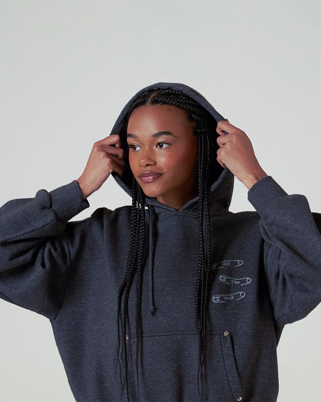 Moletom Pinned Up Retro Hoodie Black