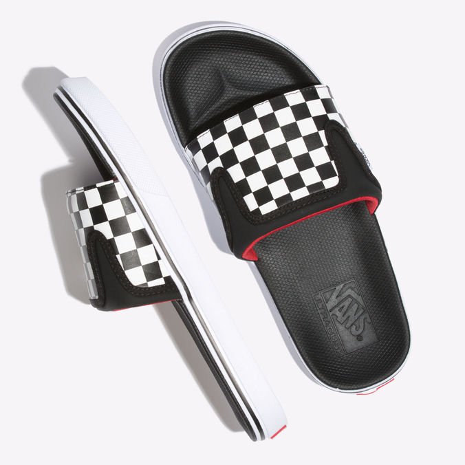 vans ultracush checkered sandals