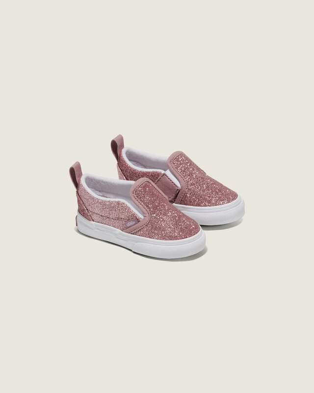 Tênis Slip-On Glitter Rose Gold Infantil